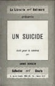 Book cover: Un suicide