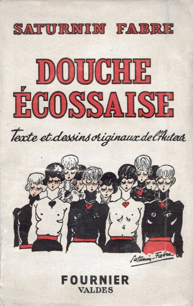 Couverture du livre : Douche écossaise - texte et dessins originaux de l'auteur