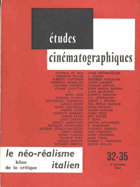 Book cover: Le Néo-réalisme italien, bilan de la critique