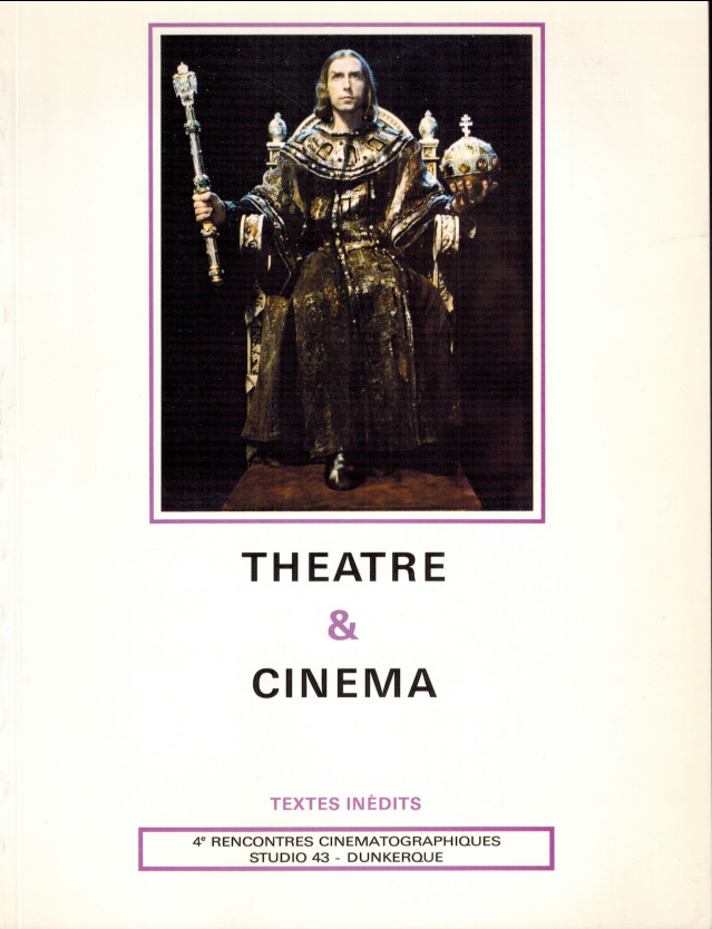Couverture du livre: Théâtre et cinéma - textes inédits