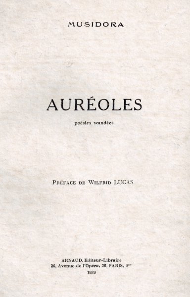 Couverture du livre: Auréoles - poésies scandées