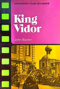 Couverture du livre King Vidor par John Baxter