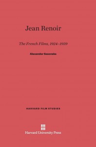Cover of the book Jean Renoir - by Alexander Sesonske