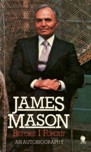 Couverture du livre Before I Forget - de James Mason
