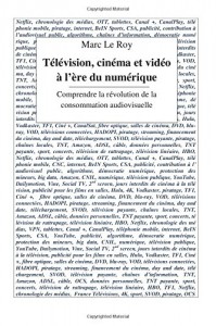 Couverture du livre Télévision, cinéma et vidéo à l'ère du numérique par Marc Le Roy