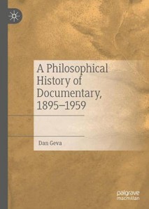 Couverture du livre A Philosophical History of Documentary - de Dan Geva