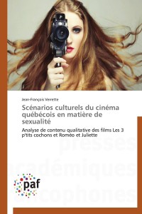 Couverture du livre Scénarios culturels du cinéma québécois en matière de sexualité par Jean-François Verrette
