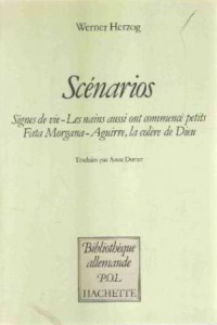 Couverture du livre Scénarios - de Werner Herzog