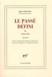 Couverture du livre Le Passé défini - de Jean Cocteau