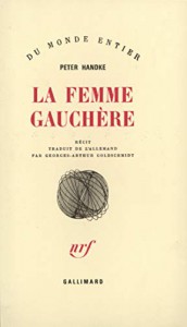 Couverture du livre La Femme gauchère par Peter Handke