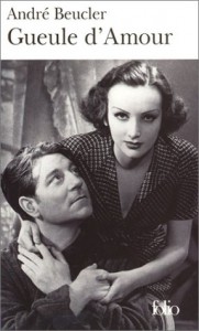 Couverture du livre Gueule d'Amour - de André Beucler