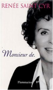 Couverture du livre Monsieur de. par Renée Saint-Cyr