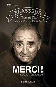 Cover of the book Merci ! - by Claude Brasseur and Jeff Domenech