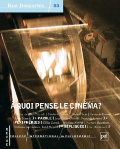 Couverture du livre A quoi pense le cinéma? - Collectif