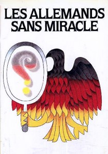 Couverture du livre Les Allemands sans miracle par Collectif dir. Gérard Sandoz