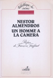 Couverture du livre Un homme à la caméra par Nestor Almendros