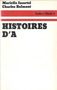Couverture du livre Histoires d'A par Marielle Issartel et Charles Belmont