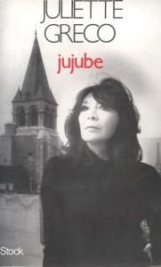Couverture du livre Jujube par Juliette Gréco