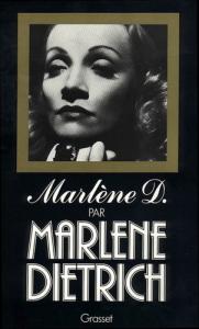 Couverture du livre Marlène D par Marlene Dietrich