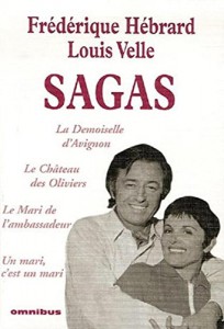 Couverture du livre Sagas - de Frédérique Hébrard et Louis Velle