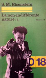 Couverture du livre La non-indifférente nature /1 par Sergueï Eisenstein