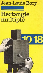 Couverture du livre Rectangle multiple - de Jean-Louis Bory