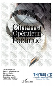 Couverture du livre Cinéma opérateur poétique - Collectif