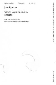 Couverture du livre Ecrits complets, volume VI, 1945-1950 - de Jean Epstein