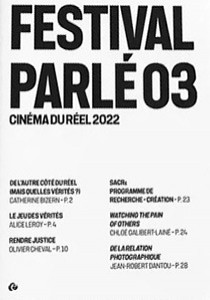 Couverture du livre Festival parlé 03 - de Catherine Bizern, Alice Leroy et Olivier Cheval