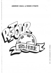 Couverture du livre Retour vers le futur - de Andrew Shail et Robin Stoate