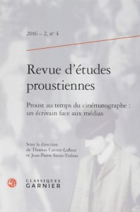 Couverture du livre Proust au temps du cinématographe - Collectif