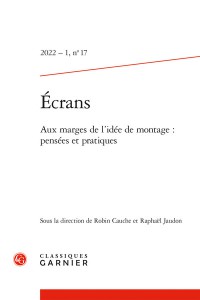 Couverture du livre Aux marges de l'idée de montage par Collectif dir. Robin Cauche et Raphaël Jaudon