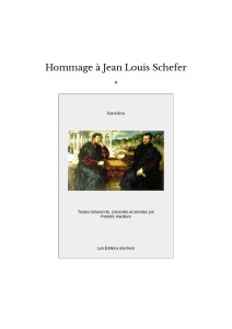 Cover of the book Hommage à Jean-Louis Schefer - by Jean-Louis&nbsp;Schefer and Frédéric&nbsp;Hardouin