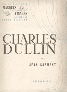 Couverture du livre Charles Dullin par Jean Sarment