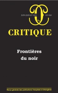 Couverture du livre Frontières du noir - Sous la direction de Marc Cerisuelo et Benoît Tadié