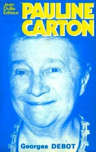 Couverture du livre Pauline Carton - de Georges Debot