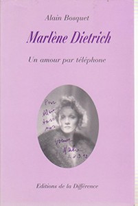 Couverture du livre Marlène Dietrich - de Alain Bosquet