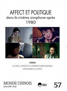 Couverture du livre Affect et politique dans le cinéma sinophone après 1980 par Collectif