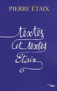 Couverture du livre Textes et textes Etaix - de Pierre Etaix