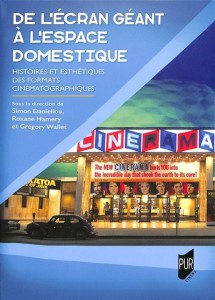 Couverture du livre De l'écran géant à l'espace domestique - Sous la direction de Simon Daniellou, Roxane Hamery et Grégory Wallet