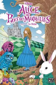 Couverture du livre Alice au pays des merveilles, tome 1 par Tim Burton et Jun Abe