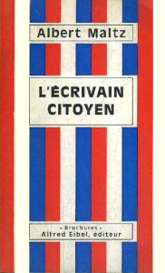 Cover of the book L'Écrivain citoyen - by Albert Maltz