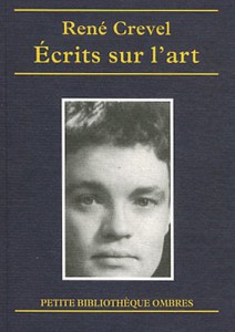Couverture du livre Ecrits sur l'art - de René Crevel