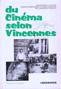 Couverture du livre Du cinéma selon Vincennes par Collectif