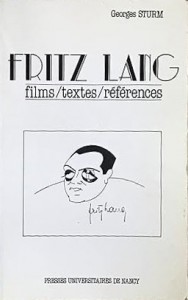 Couverture du livre Fritz Lang - de Georges Sturm