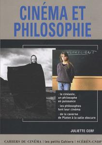 Couverture du livre Cinéma et philosophie par Juliette Cerf