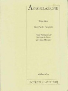 Couverture du livre Affabulazione - de Pier Paolo Pasolini