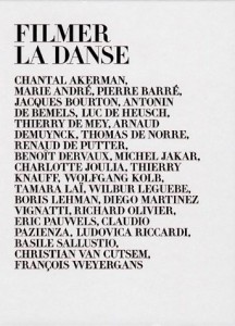 Couverture du livre Filmer la danse - Sous la direction de Jacqueline Aubenas