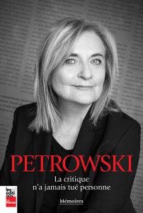 Couverture du livre La critique n'a jamais tué personne par Petrowski Nathalie