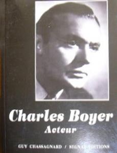 Couverture du livre Charles Boyer, acteur - de Guy Chassagnard